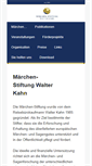 Mobile Screenshot of maerchen-stiftung.de